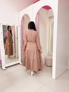 Vestido Paola - Bege - Lírios do Campo Store