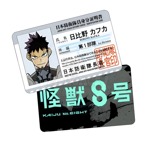 CREDENCIAL KAIJU N°8 - HIBINO KAFKA (DOBLE FAZ)