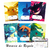 SEPARADORES N°3 - POKEMON X 6 UNIDADES + HORARIO