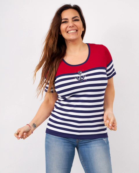 B-9156 / Remera rayón Ancla