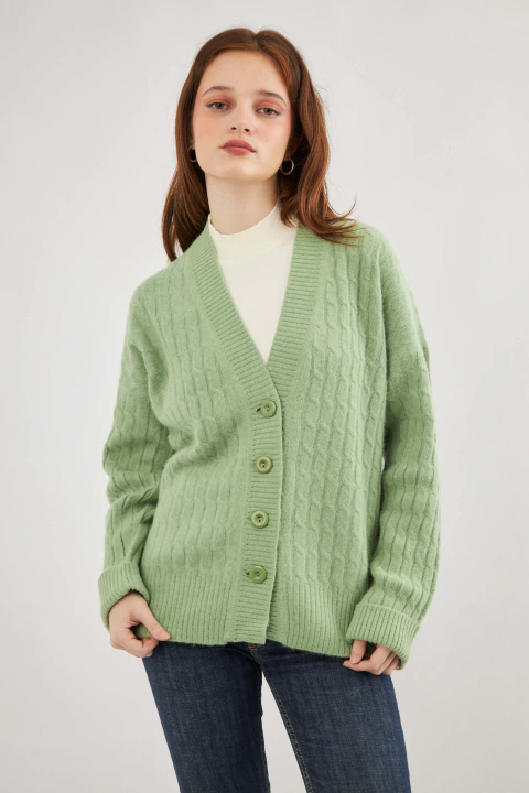 4348/Cárdigan con ochos