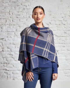 8017 / Ruana Escocesa Switch Sweaters - comprar online