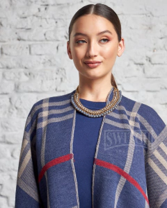 8017 / Ruana Escocesa Switch Sweaters - Switch Sweaters