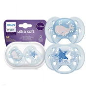Imagen de AVENT 223/04 CHUPETE ULTRASOFT DECORADO X2 (6-18M)
