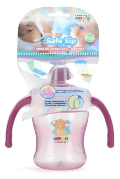 BABY INNOVATION VASO SAFE SIP CON PICO SILICONA +6M 210ML - Pekeños Gigantes
