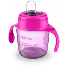 Vaso EASY AVENT con boquilla y asas Rosa 200ml 6m+ en internet