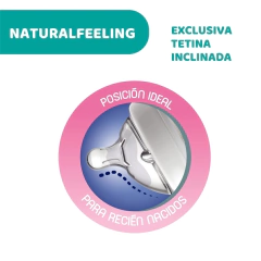 Mamadera chicco Natural Feeling 250ml 2m+ CHICCO