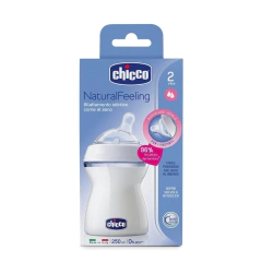 Mamadera chicco Natural Feeling 250ml 2m+ CHICCO - comprar online