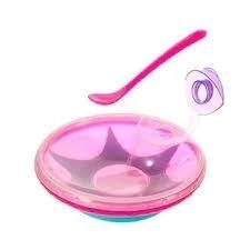 PLATO TERMICO CON CUCHARA NUBY - Pekeños Gigantes