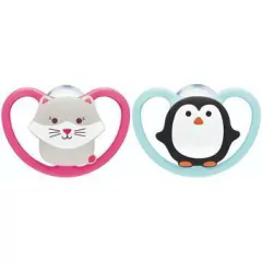 Set 2 Chupetes Nuk Space 6-18m - comprar online