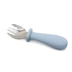 NURSIMOM TENEDOR DE ACERO CON MANGO DE SILICONA