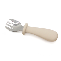 NURSIMOM TENEDOR DE ACERO CON MANGO DE SILICONA - comprar online