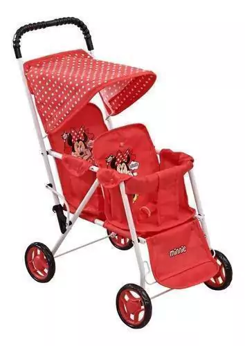 Juguete Coche Nena Muñeca Disney Minnie mellizos