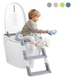 Pelela Adaptador De Inodoro Asiento Reductor Con Escalera Plegable Love - Pekeños Gigantes