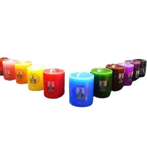 Vela Fé em Deus - 24 horas - Pacote com 10