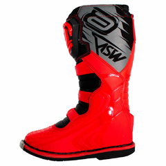 BOTA ASW VERMELHO/PRETO - comprar online