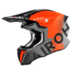 CAPACETE AIROH TWIST 2.0 BIT LARANJA/CINZA - comprar online