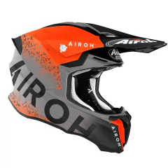 CAPACETE AIROH TWIST 2.0 BIT LARANJA/CINZA