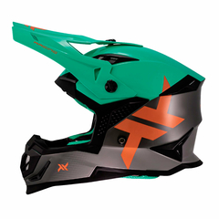 CAPACETE MATTOS RACING ATOMIC ICON 2024 AQUA/VERDE - Rudnick Motos
