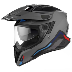 CAPACETE AIROH COMMANDER FACTOR CINZA FOSCO - comprar online