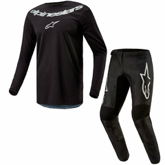 KIT CALÇA + CAMISA ALPINESTARS FLUID GRAPHITE 2025