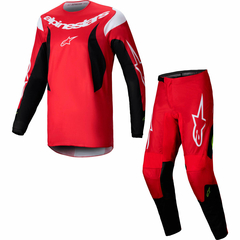 KIT CALÇA + CAMISA ALPINESTARS FLUID HAUL 2025 VERMELHO