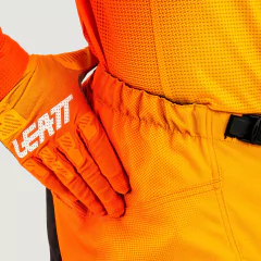 CALÇA + CAMISA LEATT 3.5 RIDE 2025 LARANJA na internet
