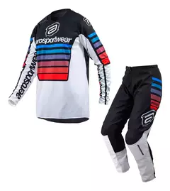 CALÇA + CAMISA ASW IMAGE RELAY 2025 BRANCO/PRETO