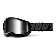 ÓCULOS 100% STRATA 2 ESPELHADO BLACK PRETO