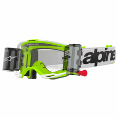 ÓCULOS ALPINESTARS VISION 8 WORDMARK ROLL- OFF LENTE TRANSPARENTE