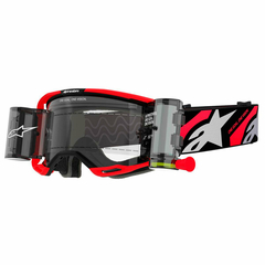ÓCULOS ALPINESTARS VISION 8 LUAR ROLL- OFF LENTE TRANSPARENTE