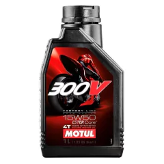 ÓLEO MOTUL 300V 100% SINTETICO 4 TEMPOS