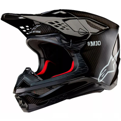CAPACETE ALPINESTARS SM10 PRETO LANÇAMENTO - comprar online