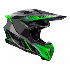 CAPACETE AIROH TWIST 3.0 SHARD PRETO/VERDE - comprar online