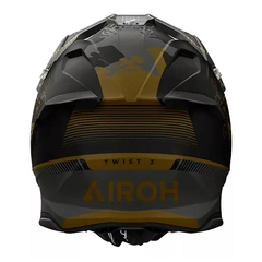 CAPACETE AIROH TWIST 3.0 TITAN PRETO - Rudnick Motos