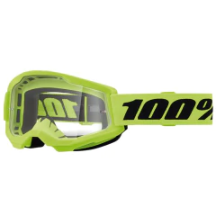 ÓCULOS 100% STRATA 2 YELLOW LENTE TRANSPARENTE