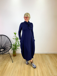 Vestido Ester Marinho - comprar online