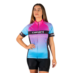 CAMISA CABANI CICLISMO ARIEL ROSA - loja online