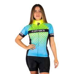 CAMISA CABANI CICLISMO ARIEL VERDE - loja online