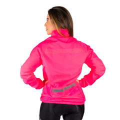 Jaqueta Corta Vento Feminina Pink Fluor