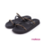 SANDALIAS TIRAS MOLECA NEGRO