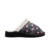 PANTUFLAS CORDERITO NEGRO CORAZONES - comprar online