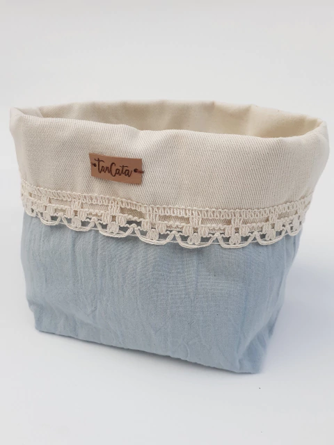 Cestito tusor Celeste - comprar online