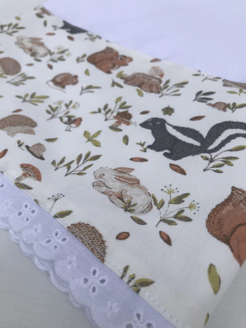 Ardillas y Conejitos - Sabanas Cuna Charriot - comprar online