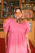Vestido REYNA Rosa - comprar online