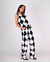 Pantalón GASSET ARLEQUÍN Negro - tienda online