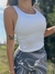 TOP CON TAZAS DESMONTABLES DOBLE TELA BLANCO