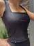 TOP MUSCULOSA GOFRADO LEOPARDO NEGRO
