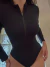BODY SEAMLESS MANGAS LARGAS NEGRO - comprar online