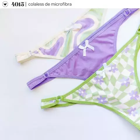 4015 COLALES CON ARGOLLA EN EL DELANTERO MICROFIBRA